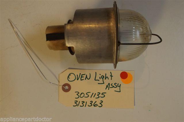 TAPPAN Stove 3051135 3131363 3131104 Oven light used part TAPPAN Stove 3051135 3131363 3131104 Oven light used part
